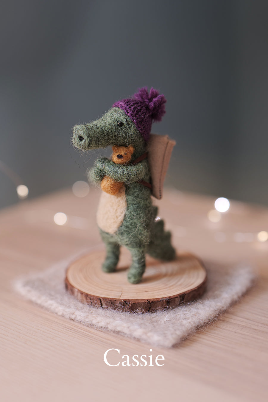 Needle Felted Crocodiles