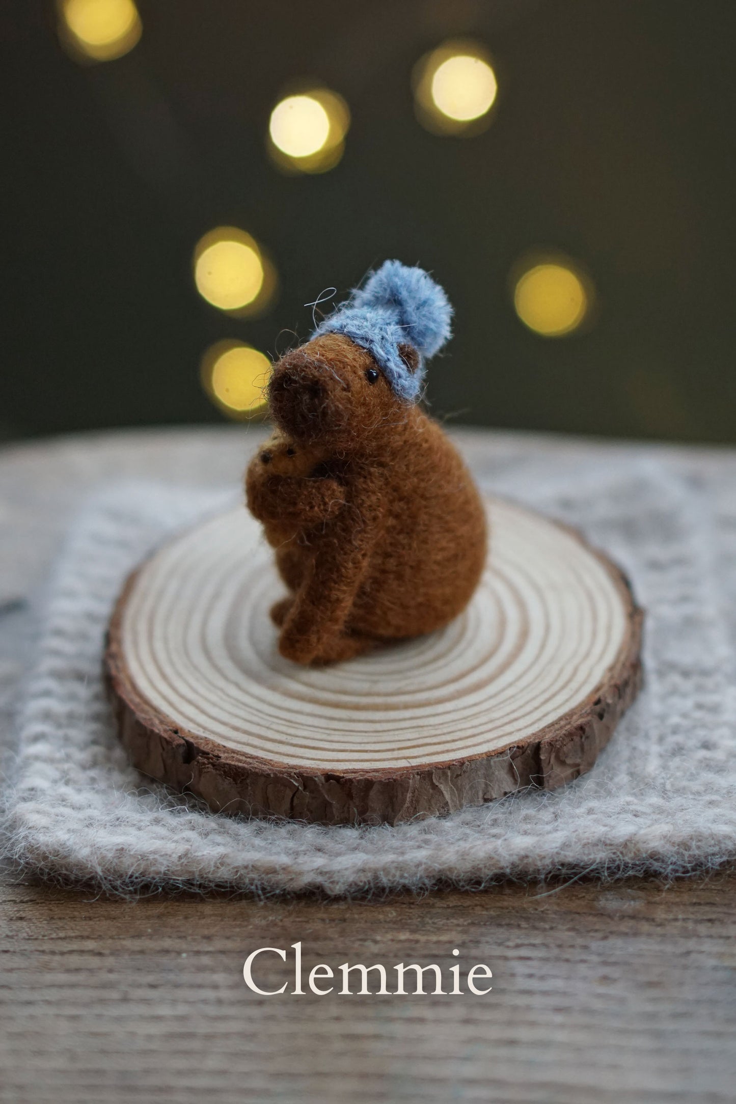 Needle Felted Miniature Capybaras