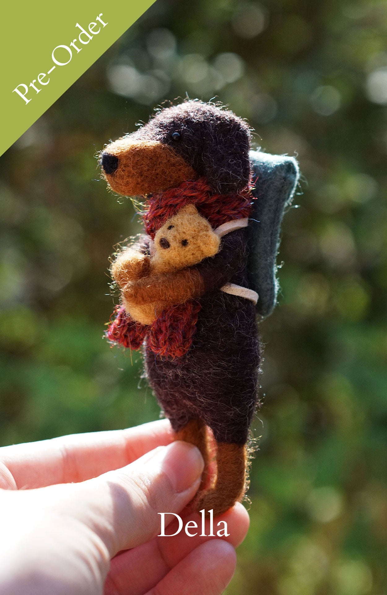 Pre-Order: Needle Felted Dachshunds