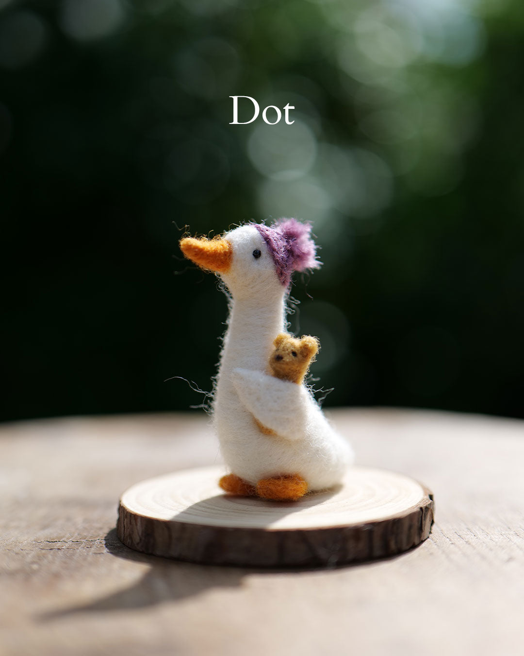 Needle Felted Mini Runner Ducks