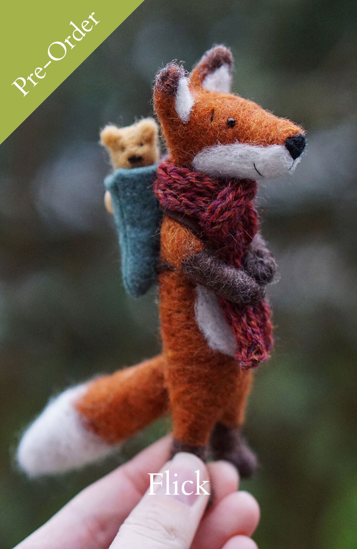 Pre-Order: Needle Felted Foxes