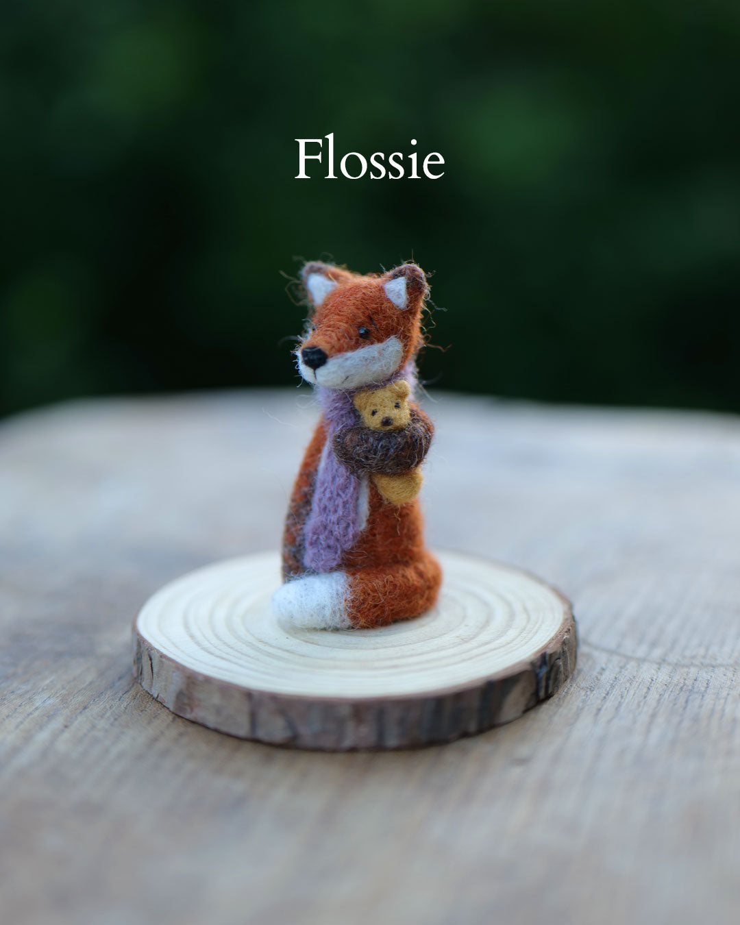 Needle Felted Mini Foxes