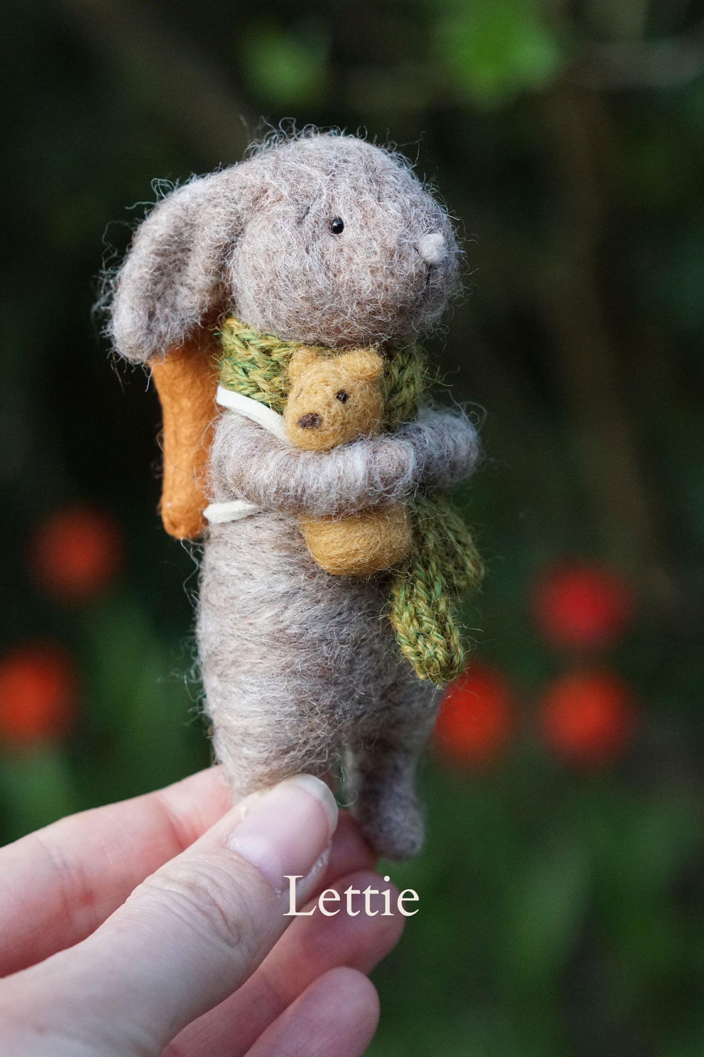 Needle Felted Lop Eared Bunnies