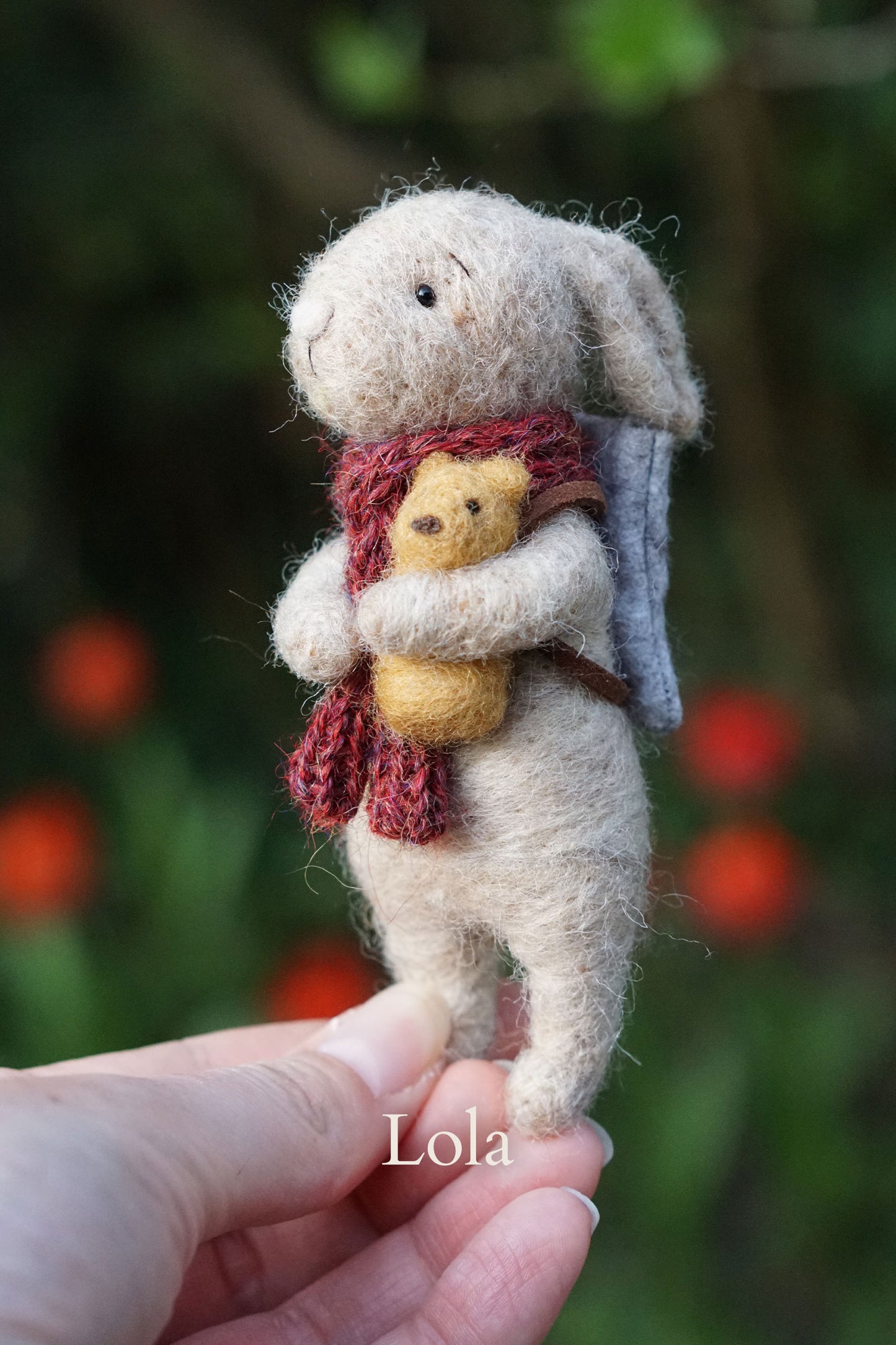 Needle Felted Lop Eared Bunnies