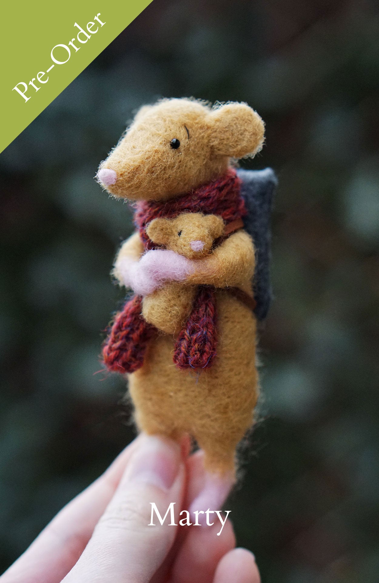 Pre-Order: Needle Felted Mice