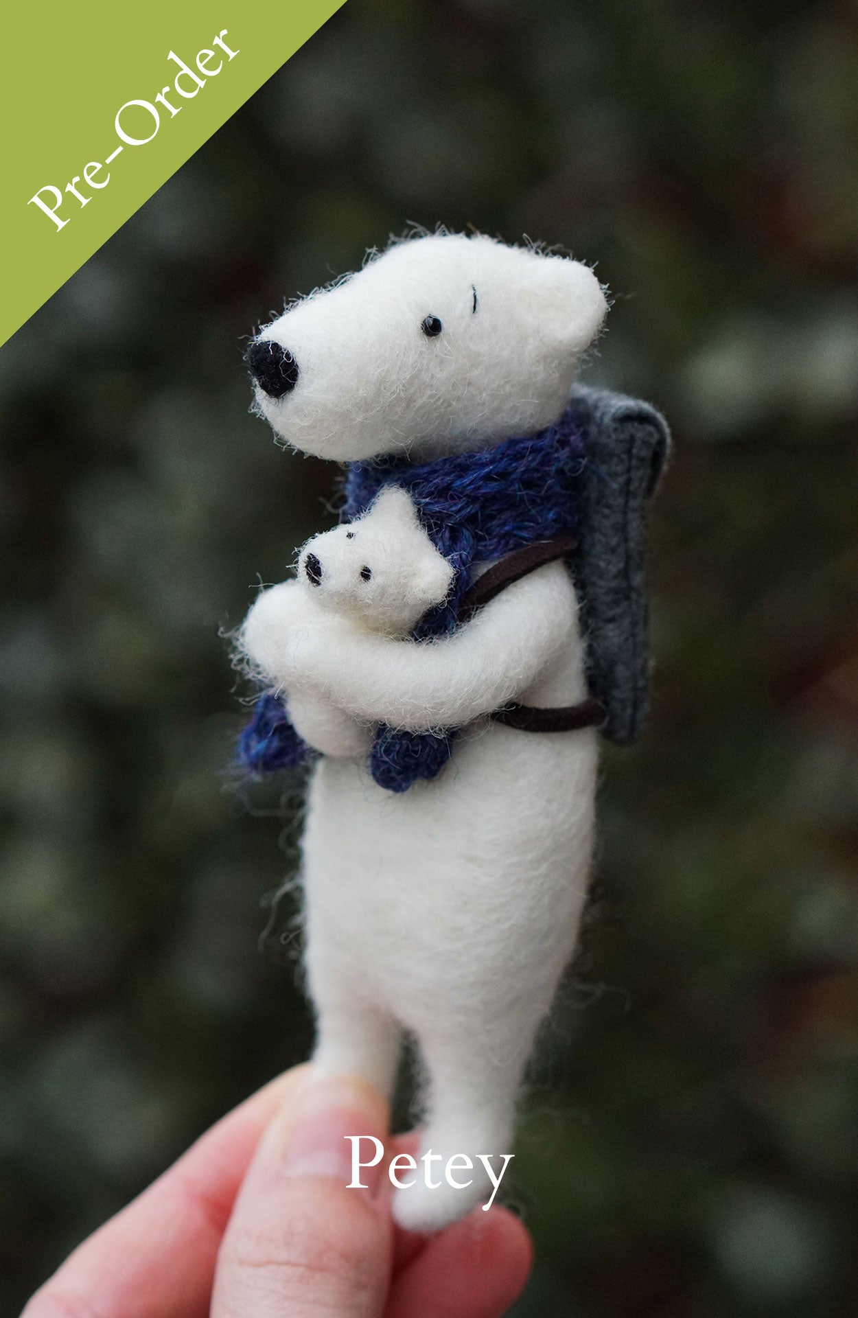 Pre-Order: Needle Felted Polar Bears