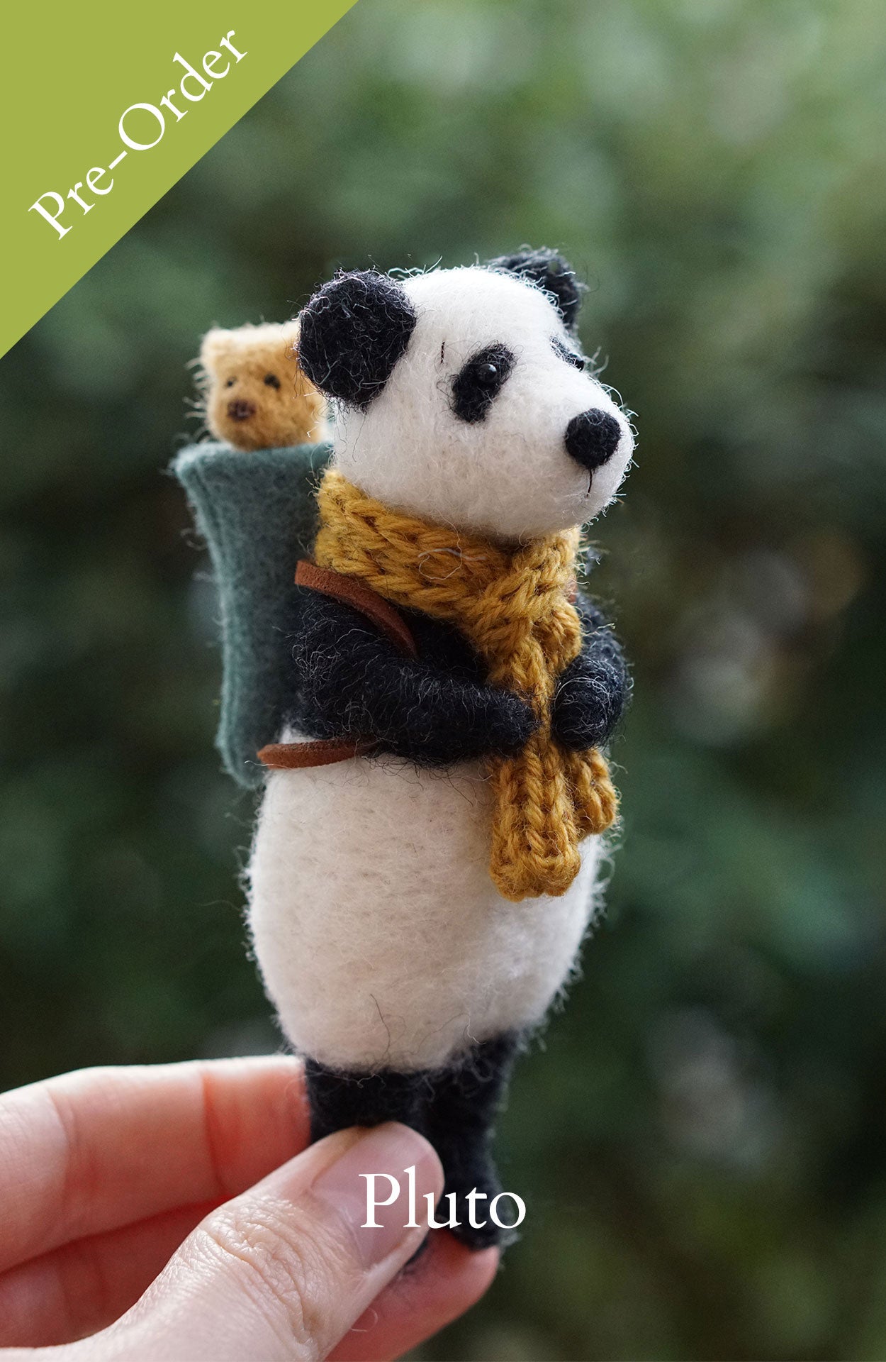 Pre-Order: Needle Felted Pandas