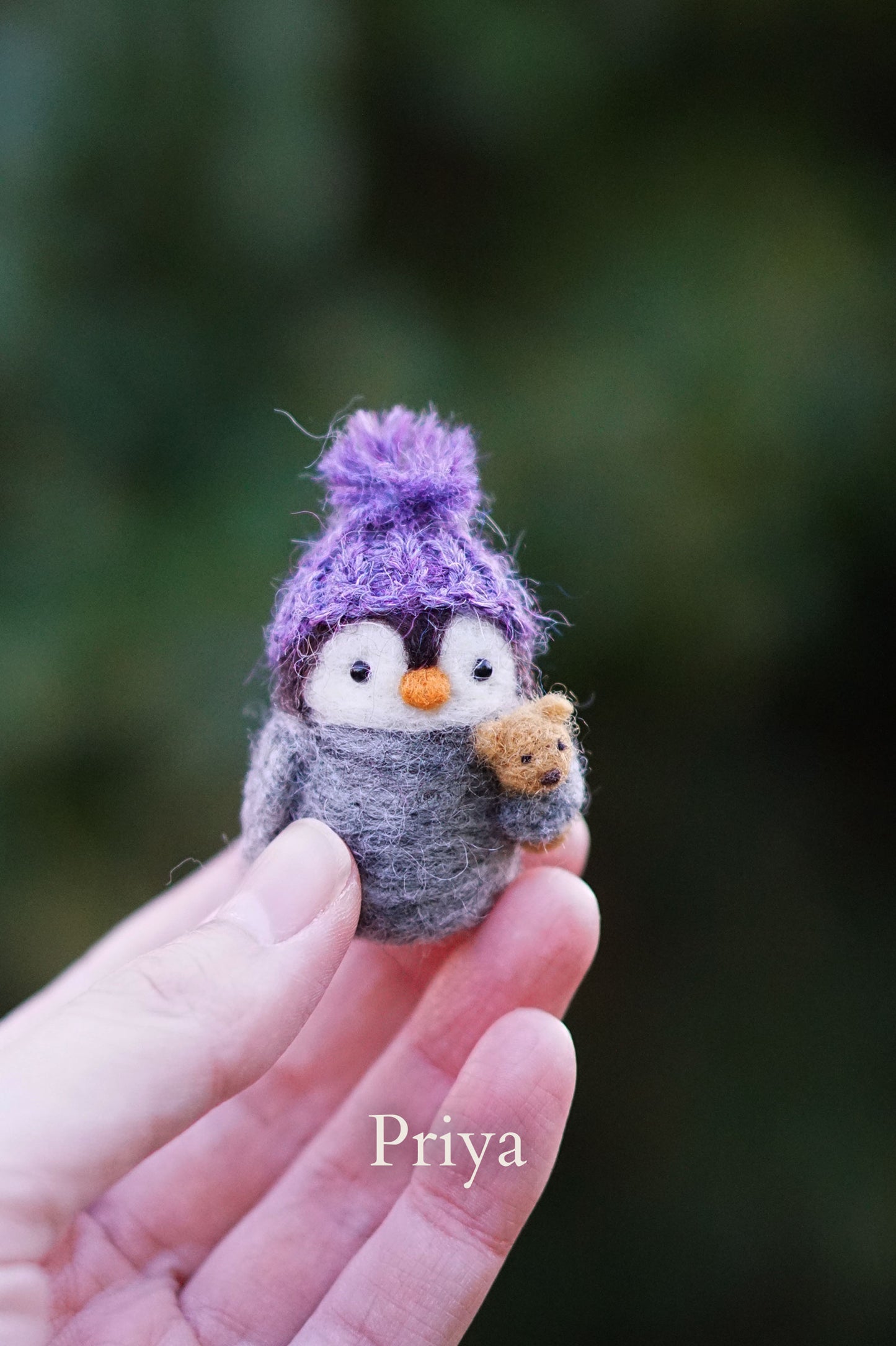 Needle Felted Junior Penguins