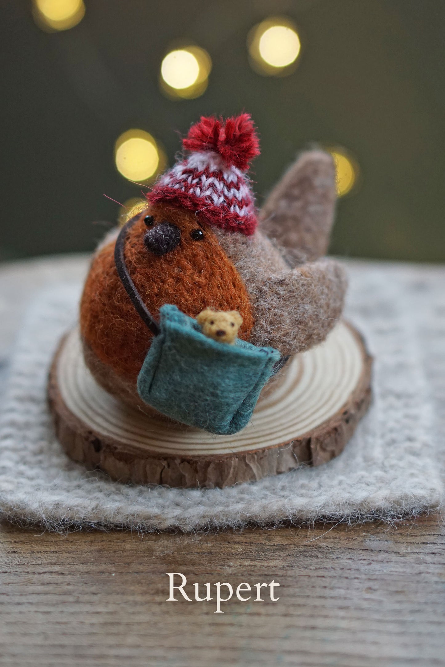 Needle Felted Robins