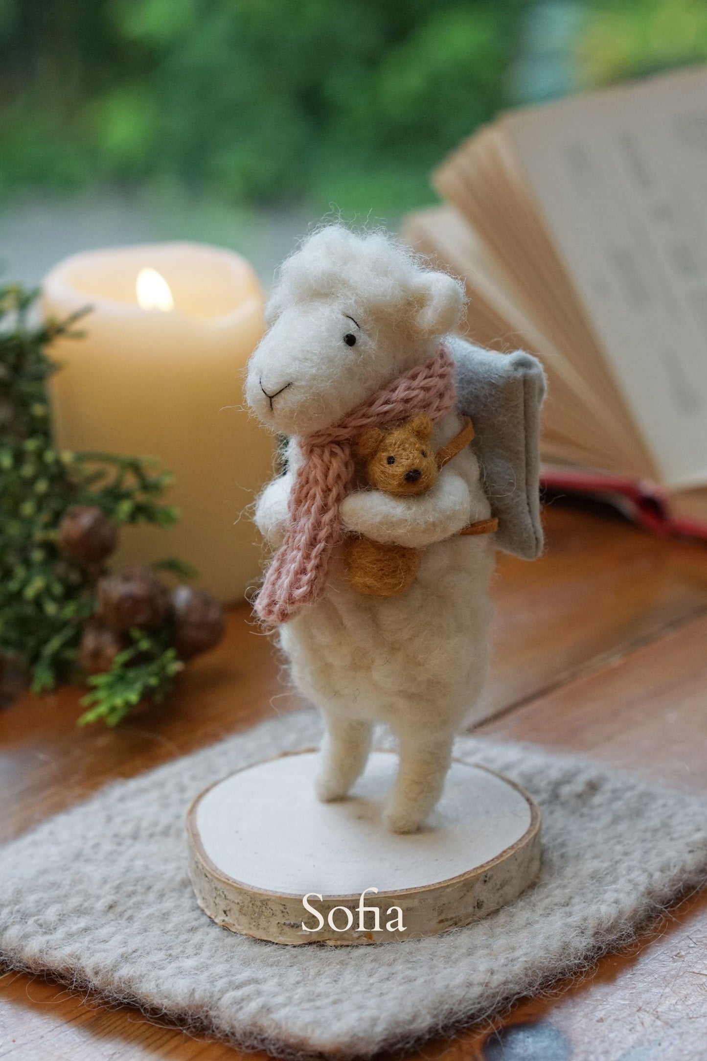 Needle Felted Sheep