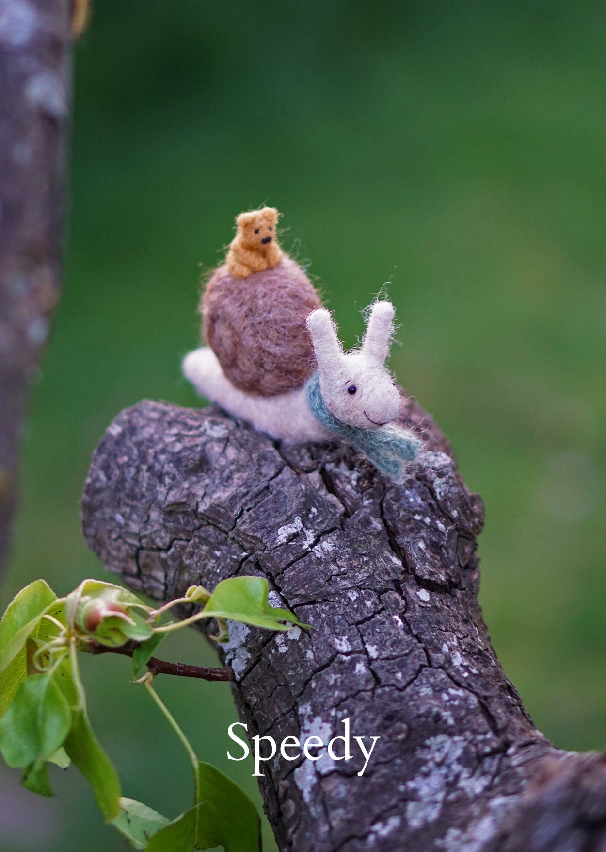 Needle Felted Miniature Snails
