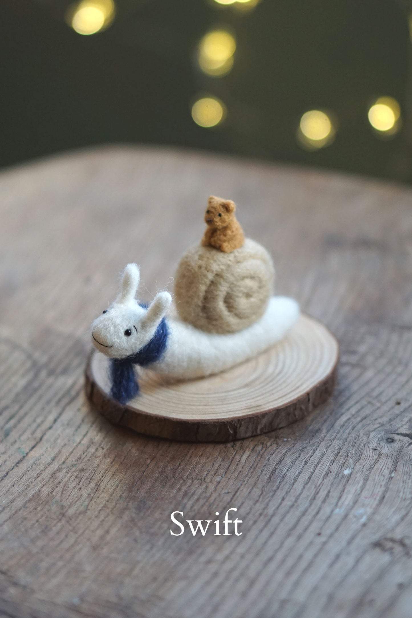 Needle Felted Miniature Snails