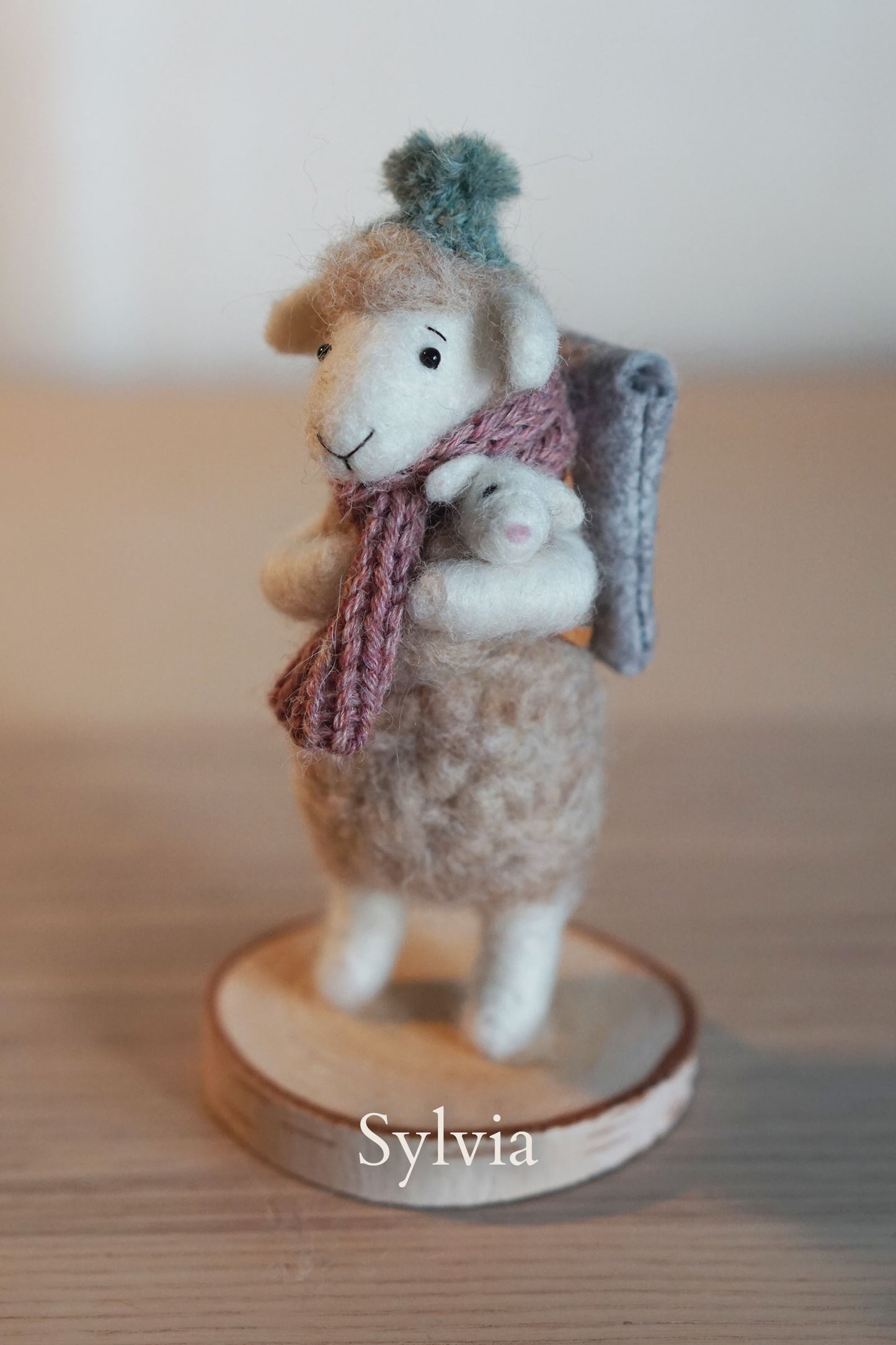 Needle Felted Christmas Sheep