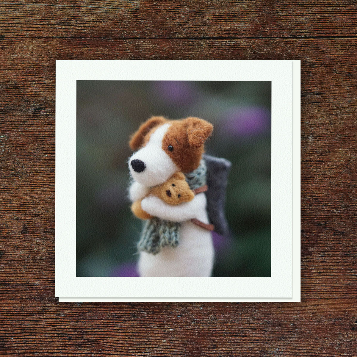 Tim the Terrier Greetings Card
