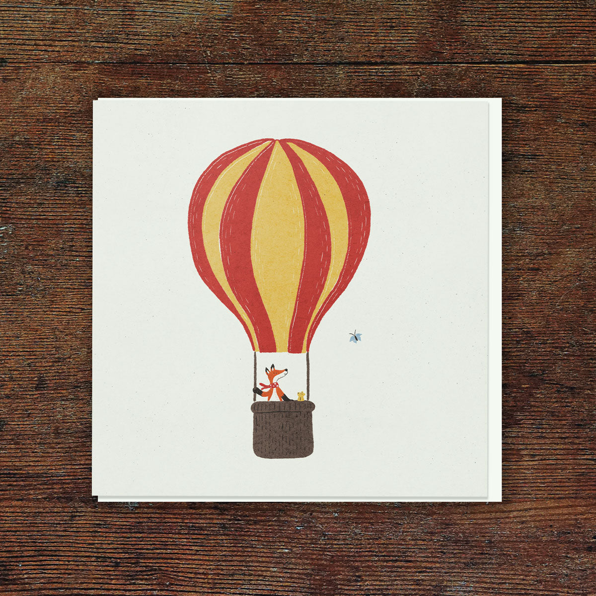 Hot Air Balloon Greetings Card