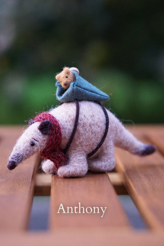 Needle Felted Anteaters