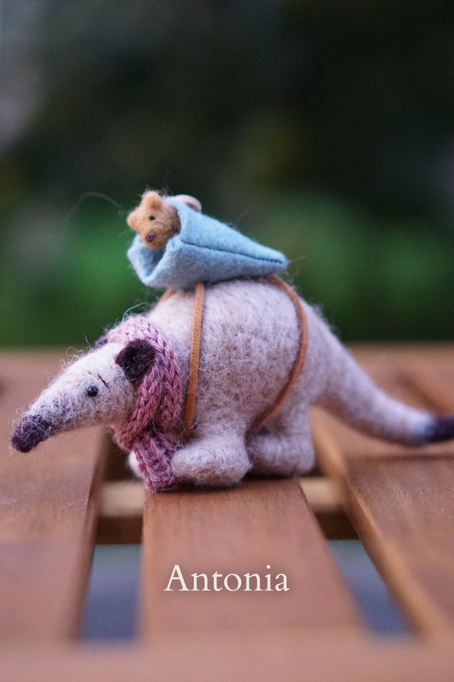 Needle Felted Anteaters