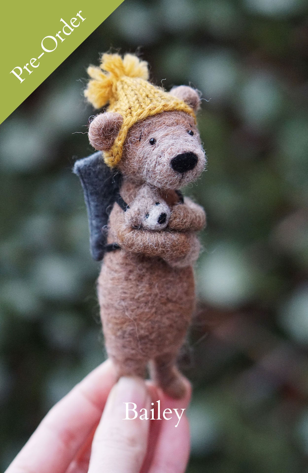 Pre-Order: Needle Felted Bears