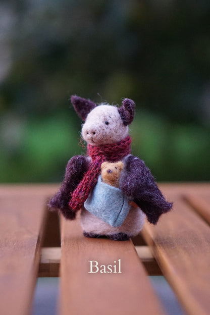 Needle Felted Bats