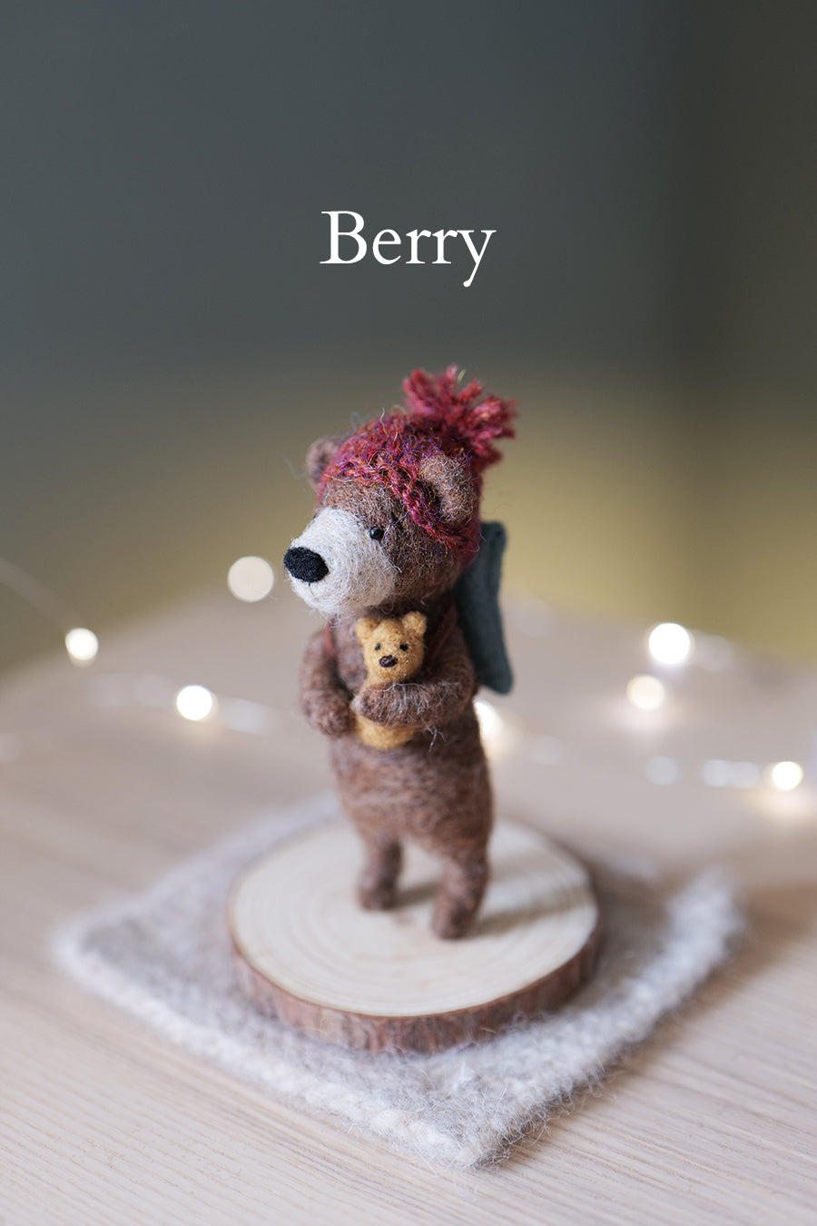 Needle Felted Bears