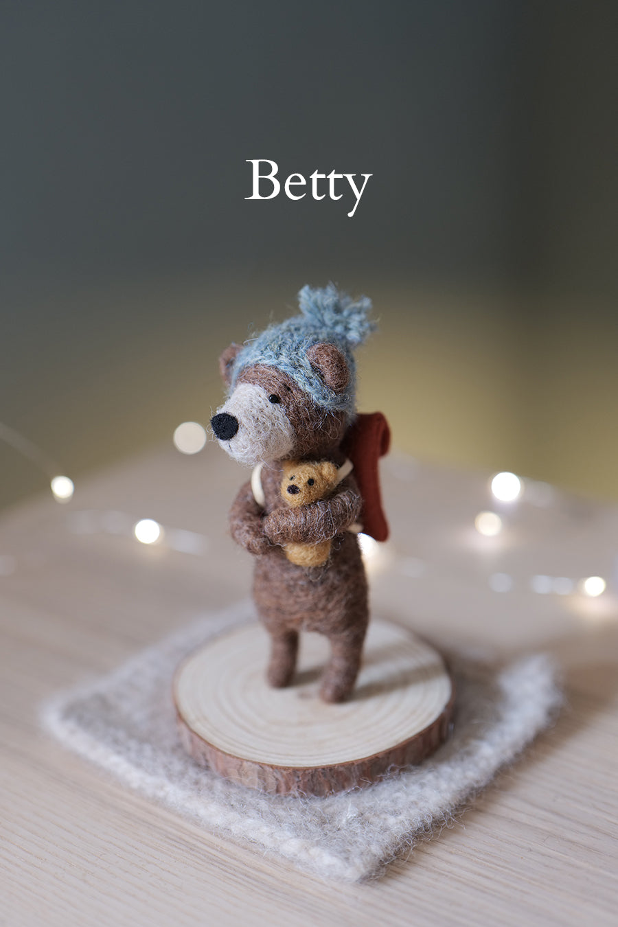 Needle Felted Bears