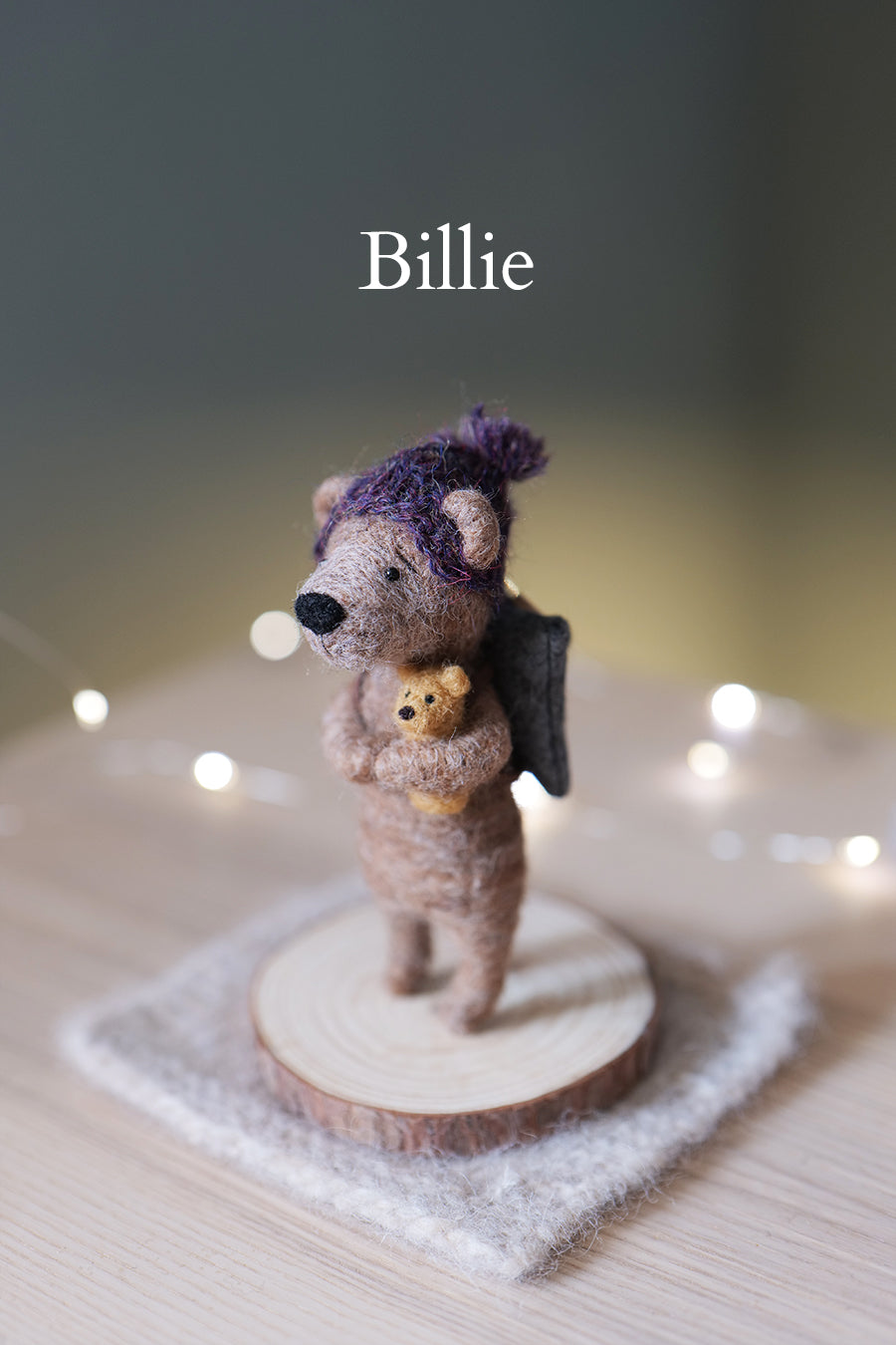 Needle Felted Bears