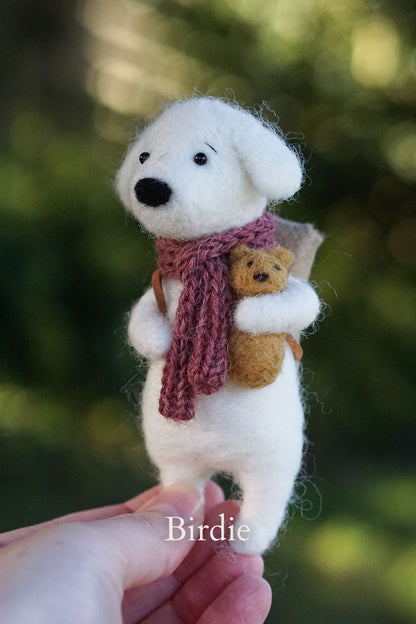 Needle Felted Dogs - Bichon Frises