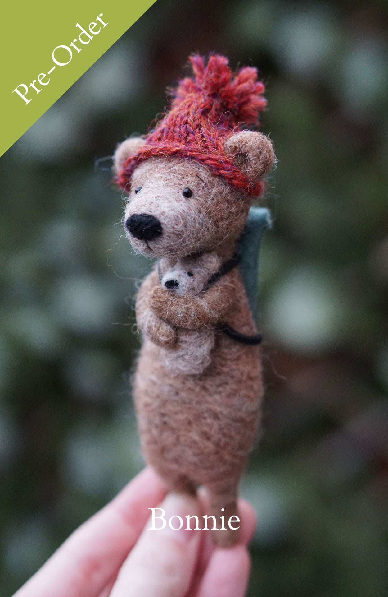 Pre-Order: Needle Felted Bears