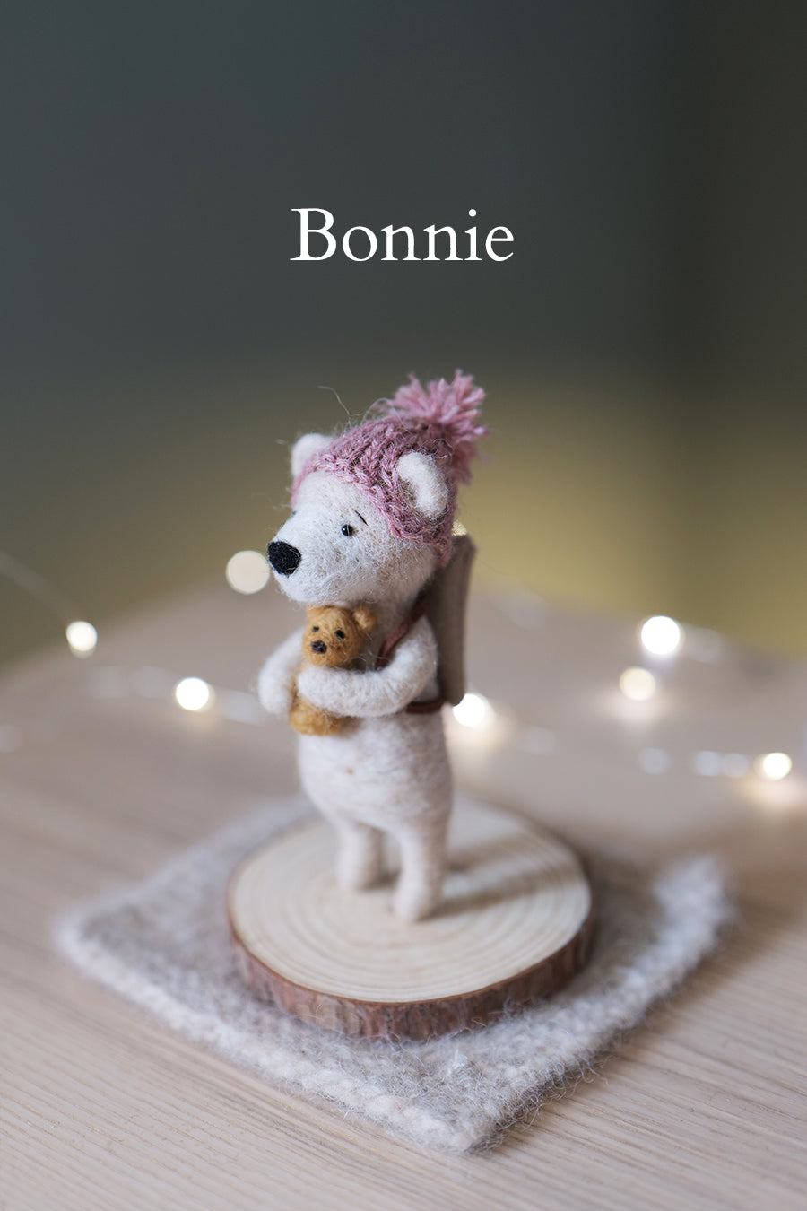 Needle Felted Bears
