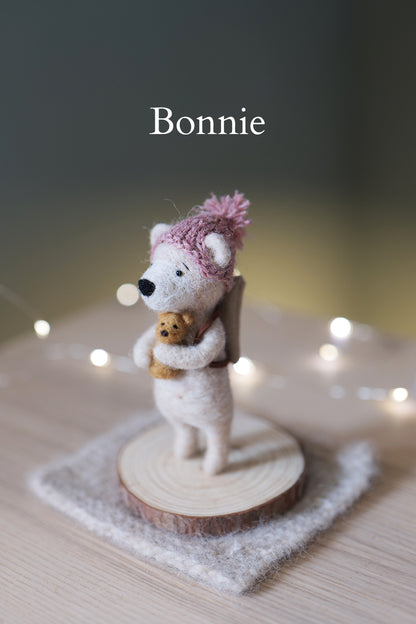 Needle Felted Bears