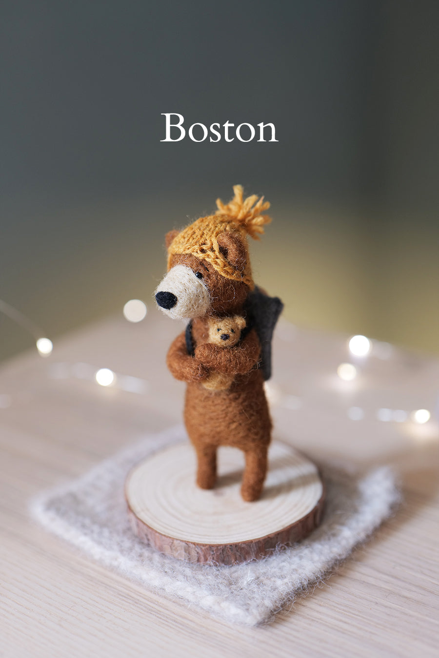Needle Felted Bears