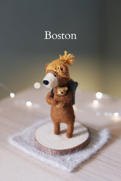 Needle Felted Bears