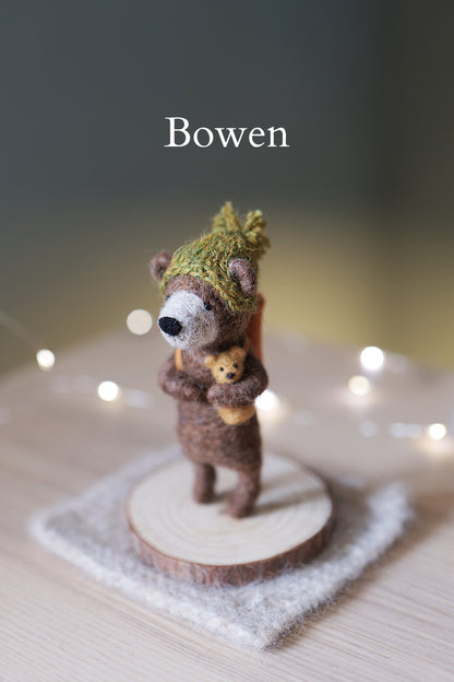 Needle Felted Bears
