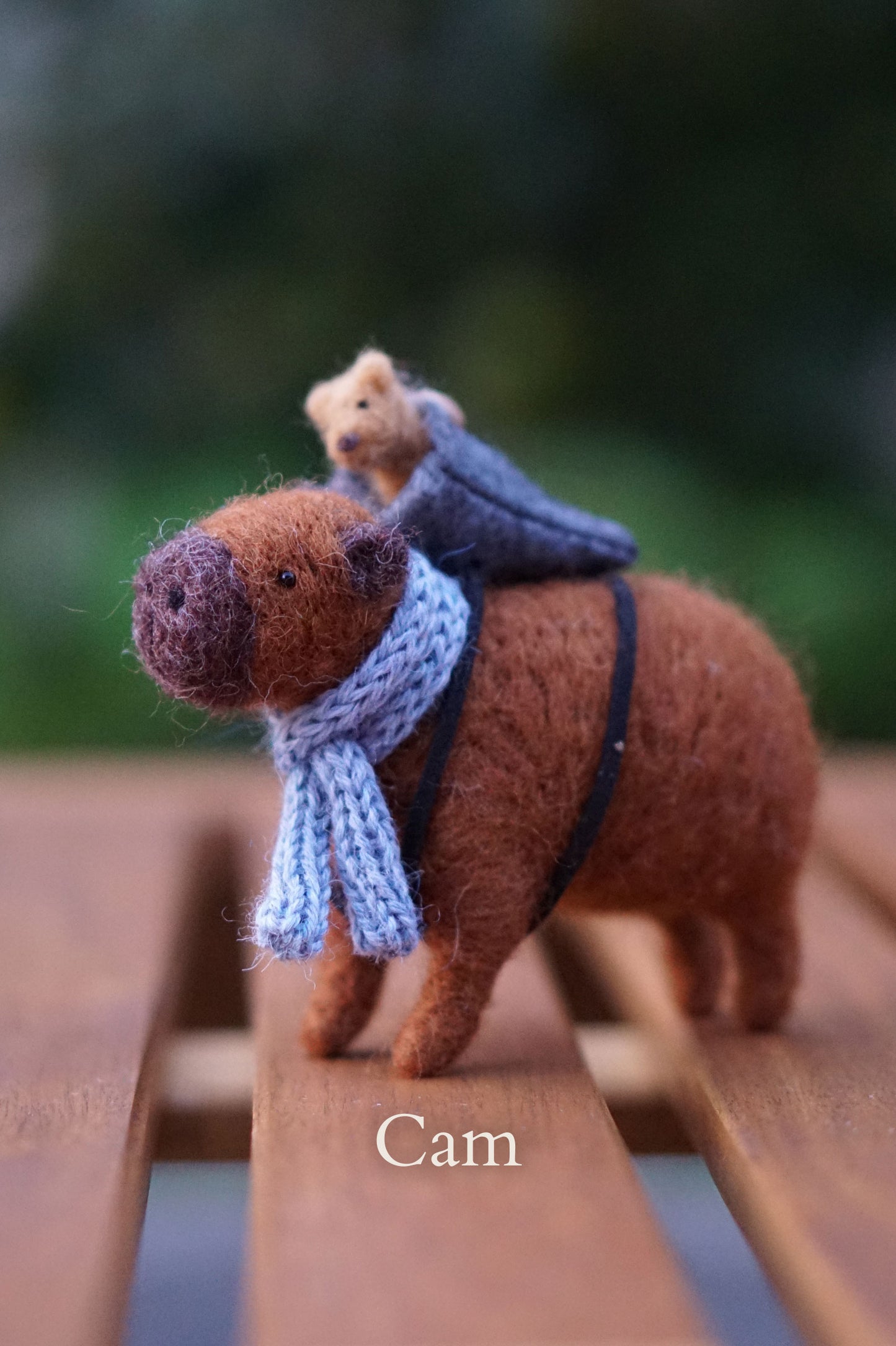 Needle Felted Capybaras