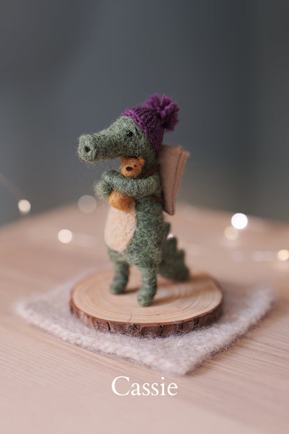 Needle Felted Crocodiles