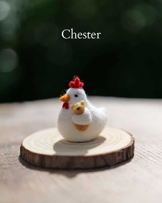 Needle Felted Mini Chicken