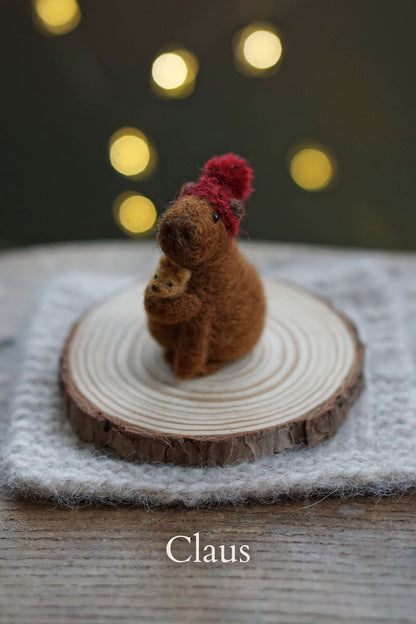 Needle Felted Miniature Capybaras