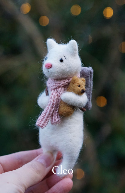 Needle Felted Cats