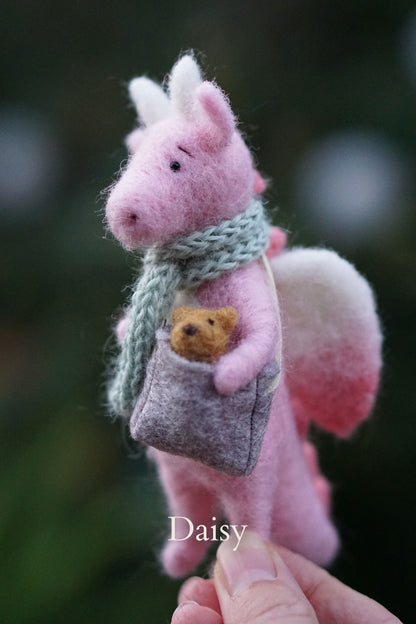 Needle Felted Dragons