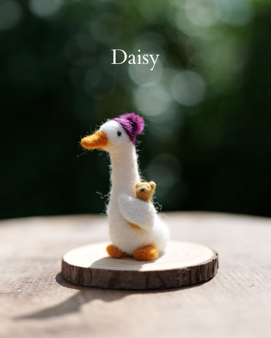 Needle Felted Mini Runner Ducks