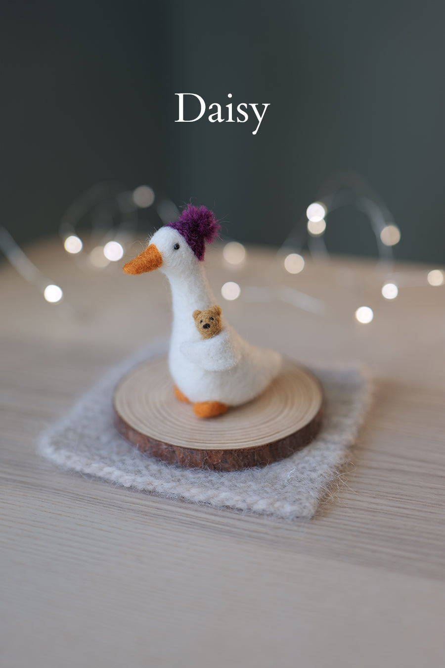 Needle Felted Mini Runner Ducks