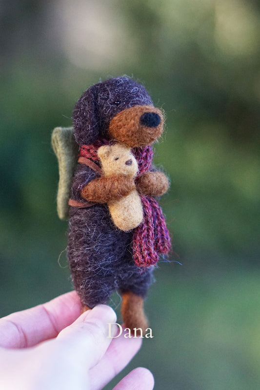 Needle Felted Dogs - Dachshunds