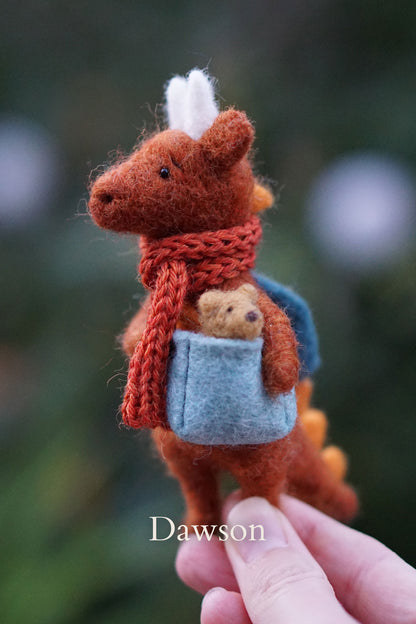 Needle Felted Dragons