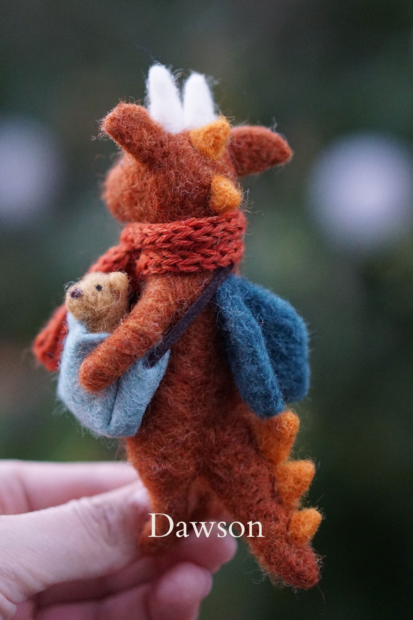 Needle Felted Dragons