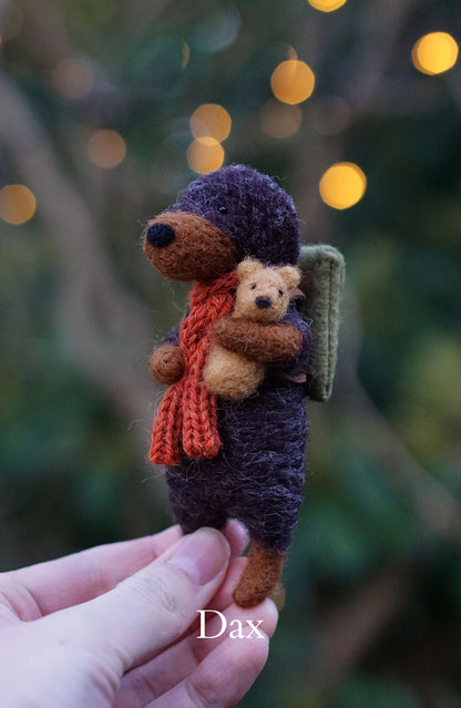 Needle Felted Dogs - Dachshunds