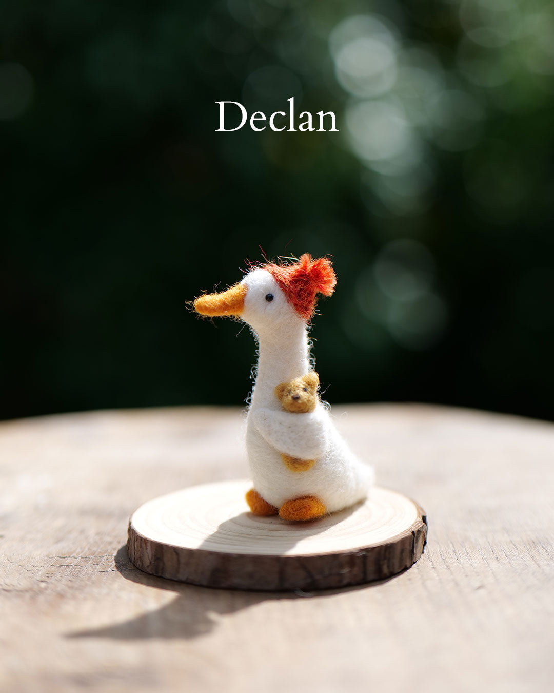 Needle Felted Mini Runner Ducks