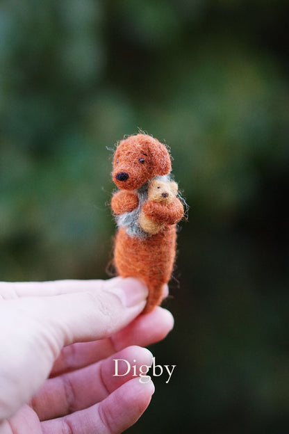 Needle Felted Junior Dogs