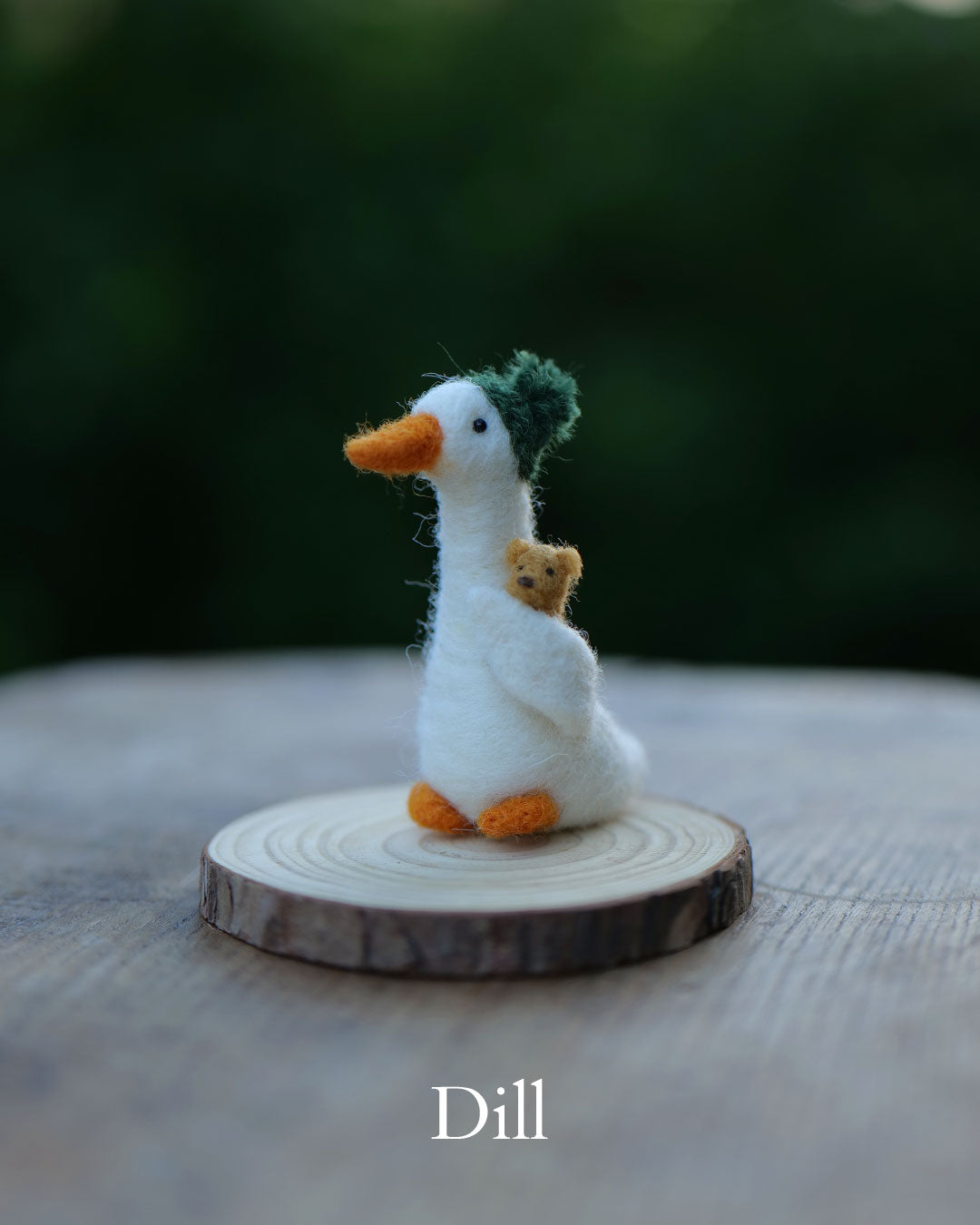 Needle Felted Mini Runner Ducks