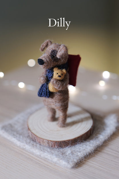 Needle Felted Dogs