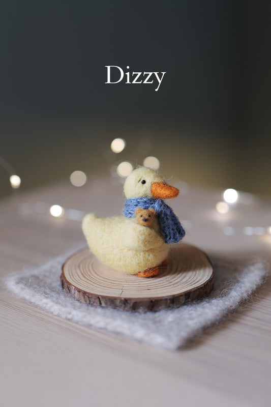 Needle Felted Miniature Duckling